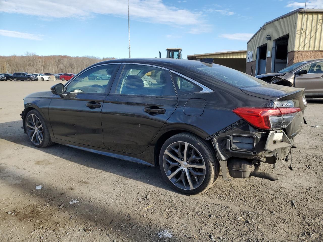 2022 Honda Civic VIN 2HGFE1F95NH302735 Copart auction photo, front end / rear end damage thumbnail 2