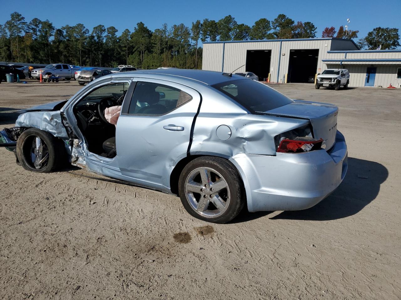 2013 Dodge Avenger VIN 1C3CDZAB1DN725979 Copart auction photo, all over damage thumbnail 2