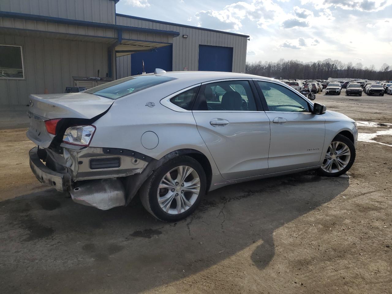 2014 Chevrolet Impala VIN 2G1125S30E9111544 Copart auction photo, rear end / side damage thumbnail 3