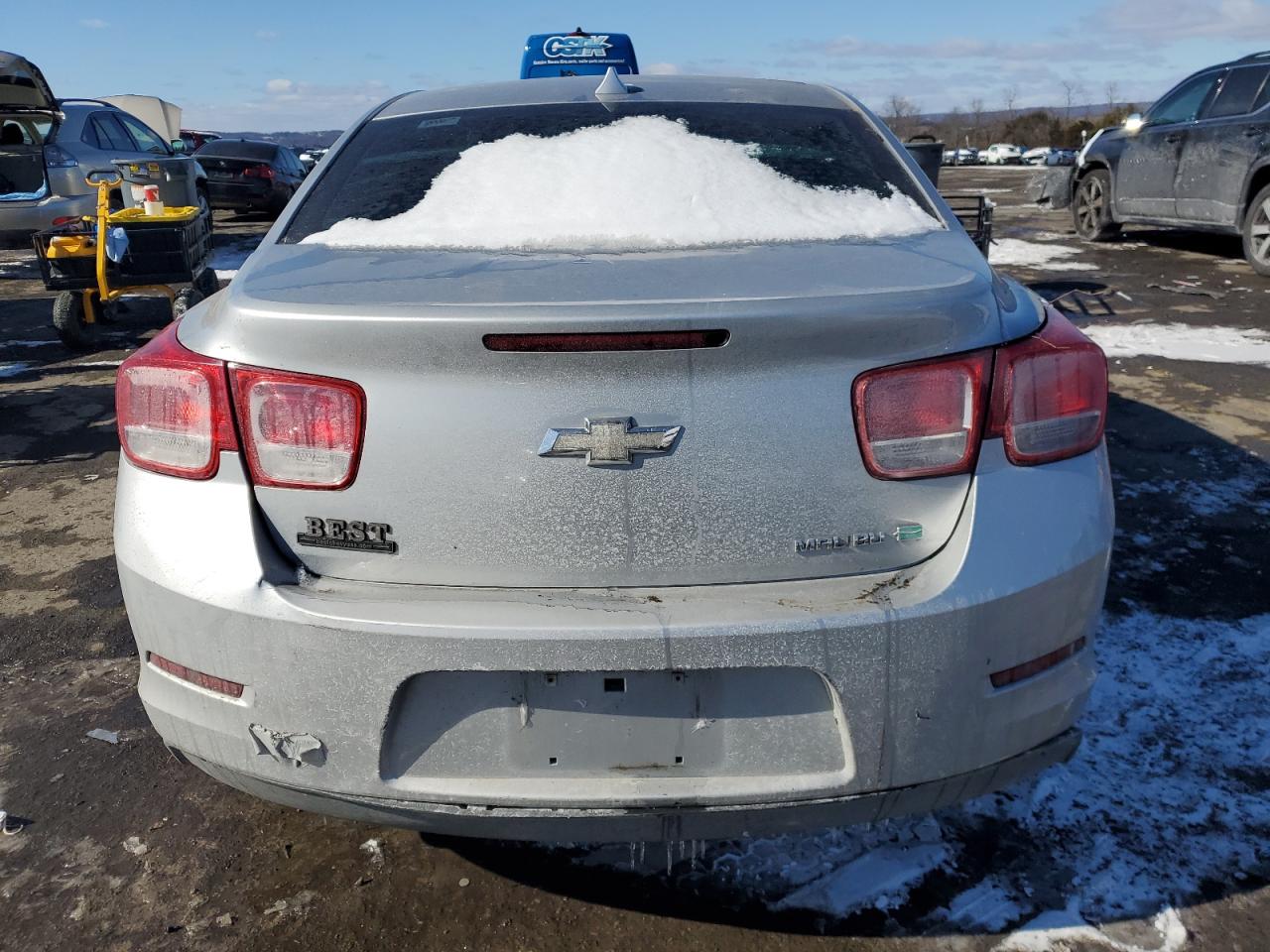 2013 Chevrolet Malibu VIN 1G11D5RR8DF107512 Copart auction photo, water/flood / front end damage thumbnail 6
