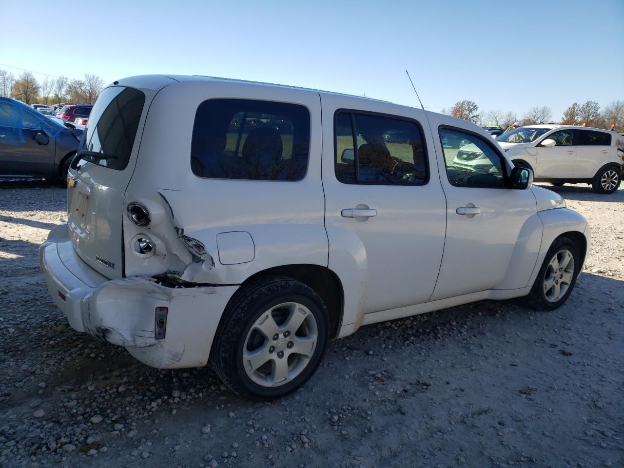 2011 Chevrolet HHR VIN 3GNBABFW1BS631081 Copart auction photo, rear end / hail damage thumbnail 3