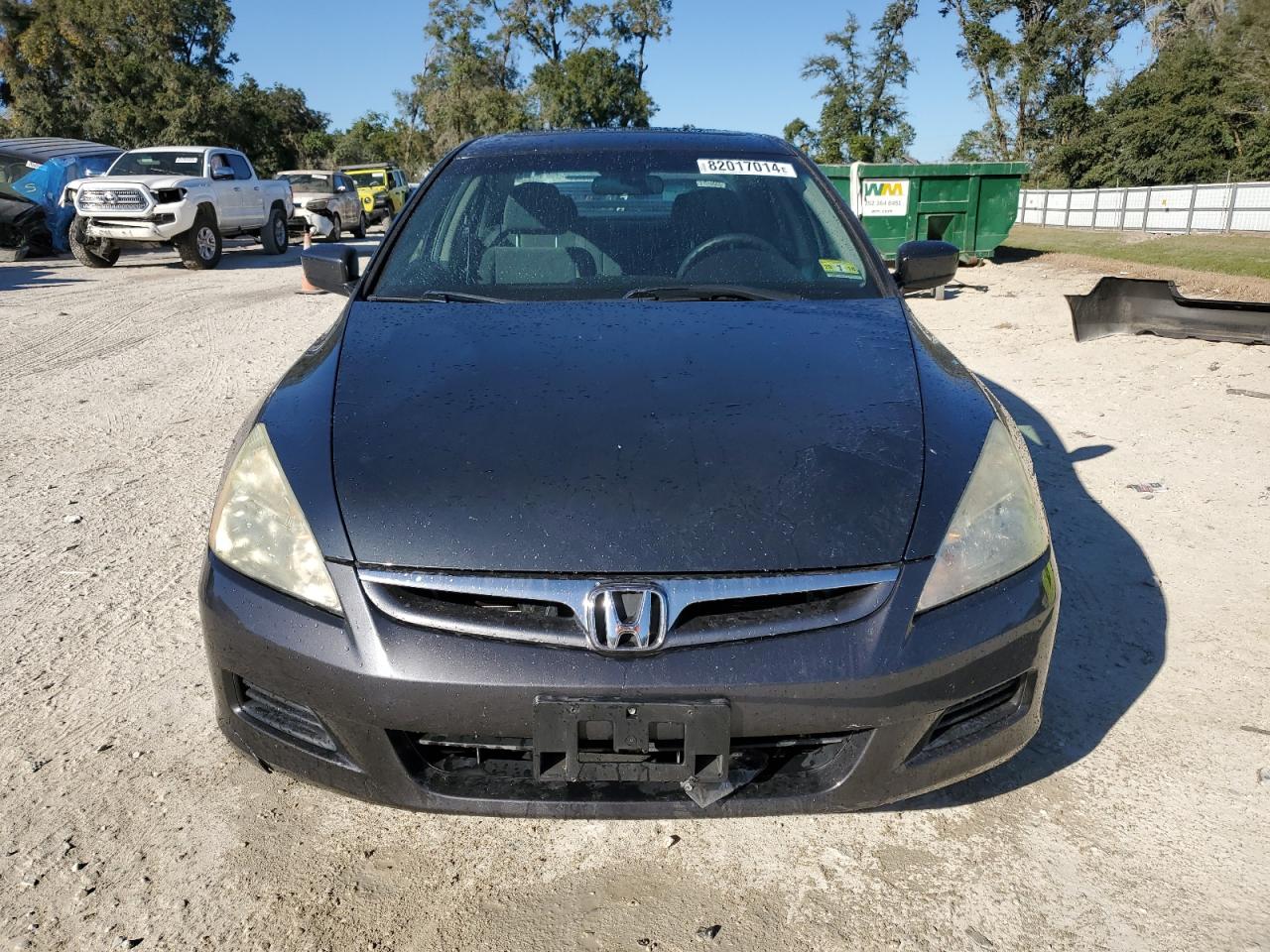 2007 Honda Accord VIN 1HGCM56337A179656 Copart auction photo, rear end / side damage thumbnail 5