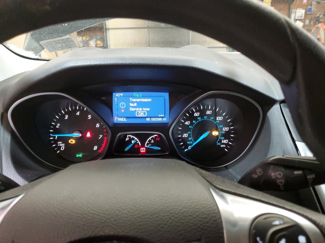 2014 Ford Focus VIN 1FADP3F2XEL446580 Copart auction photo, front end damage thumbnail 9