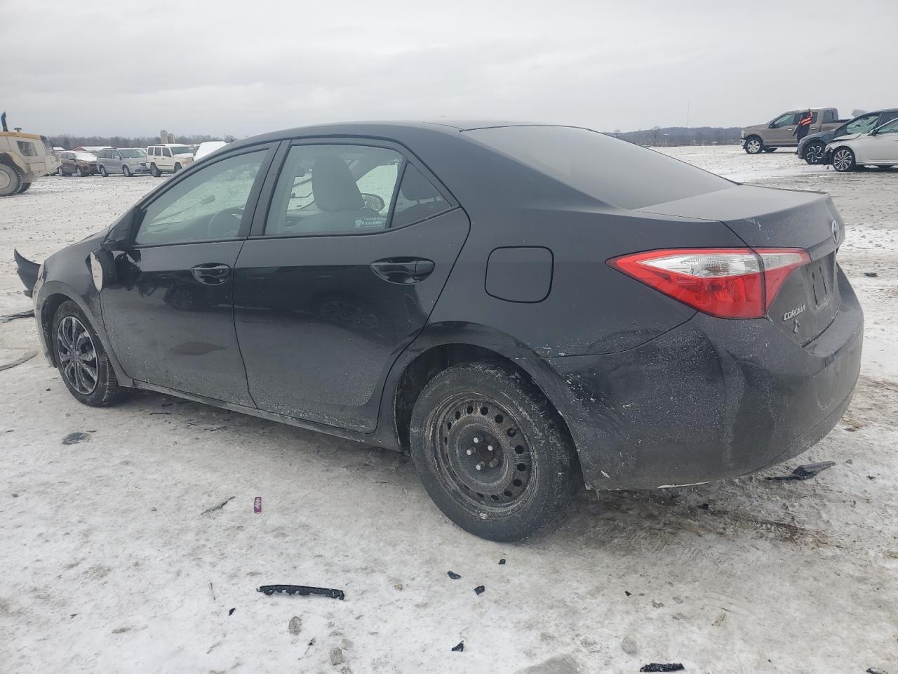 2015 Toyota Corolla VIN 2T1BURHE0FC464194 Copart auction photo, all over damage thumbnail 2