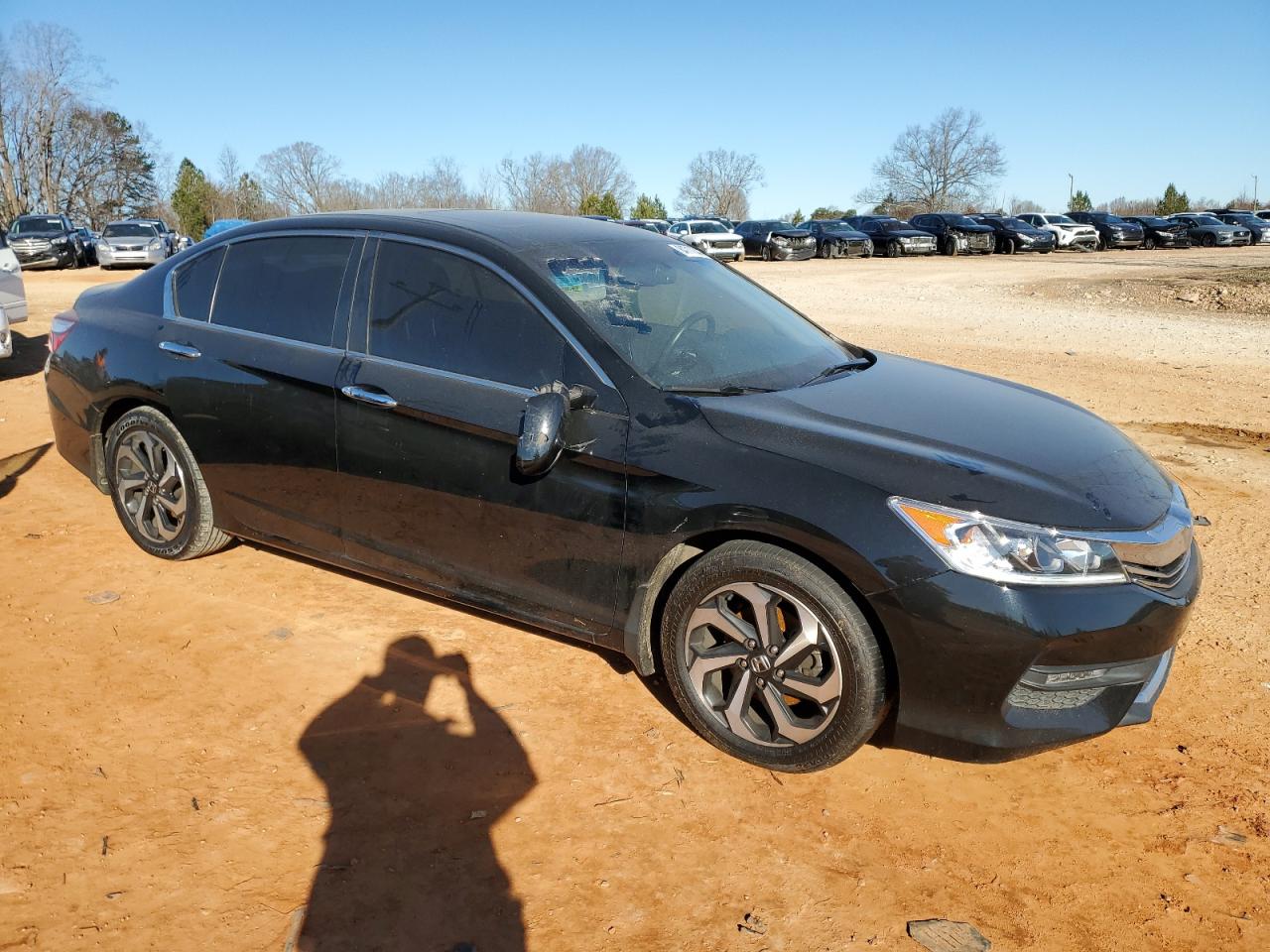 2017 Honda Accord VIN 1HGCR2F86HA096140 Copart auction photo, side damage thumbnail 4