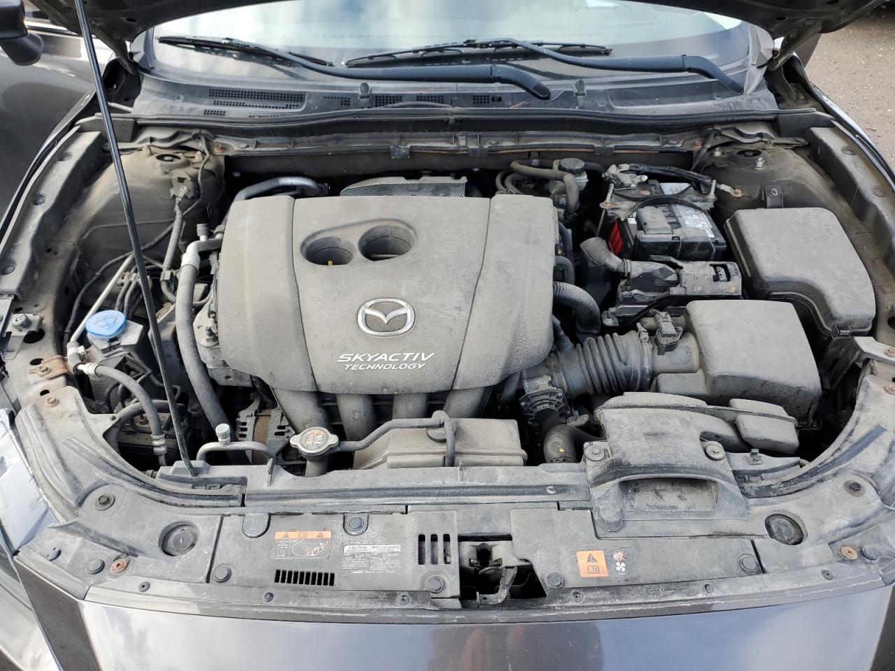2014 Mazda 3 VIN JM1BM1W30E1196169 Copart auction photo, side / rear end damage thumbnail 11