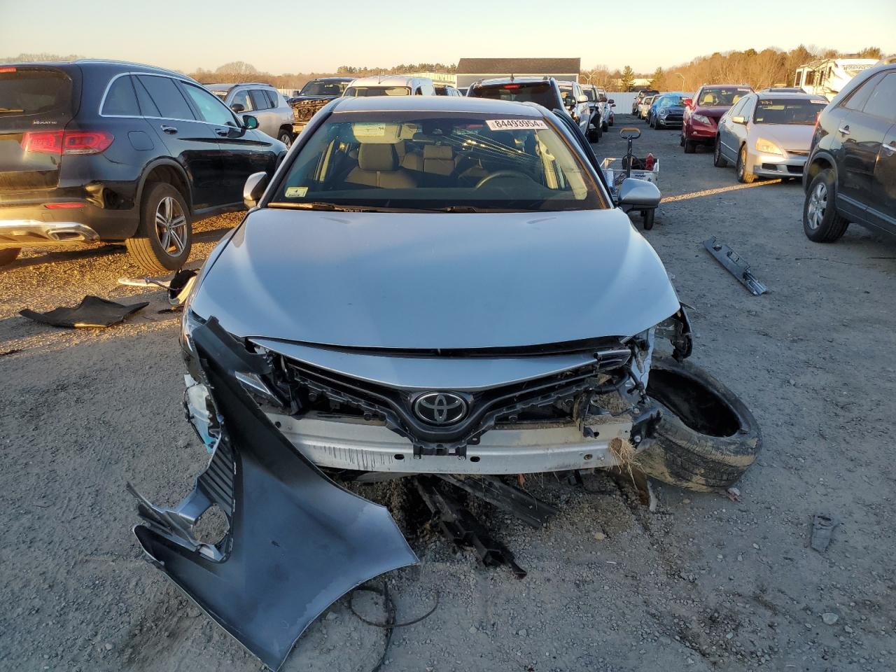 2018 Toyota Camry VIN JTNB11HK9J3022785 Copart auction photo, front end / rear end damage thumbnail 5