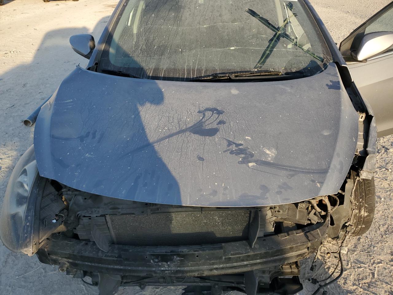 2013 Hyundai Elantra VIN KMHD35LE1DU130182 Copart auction photo, front end damage thumbnail 11