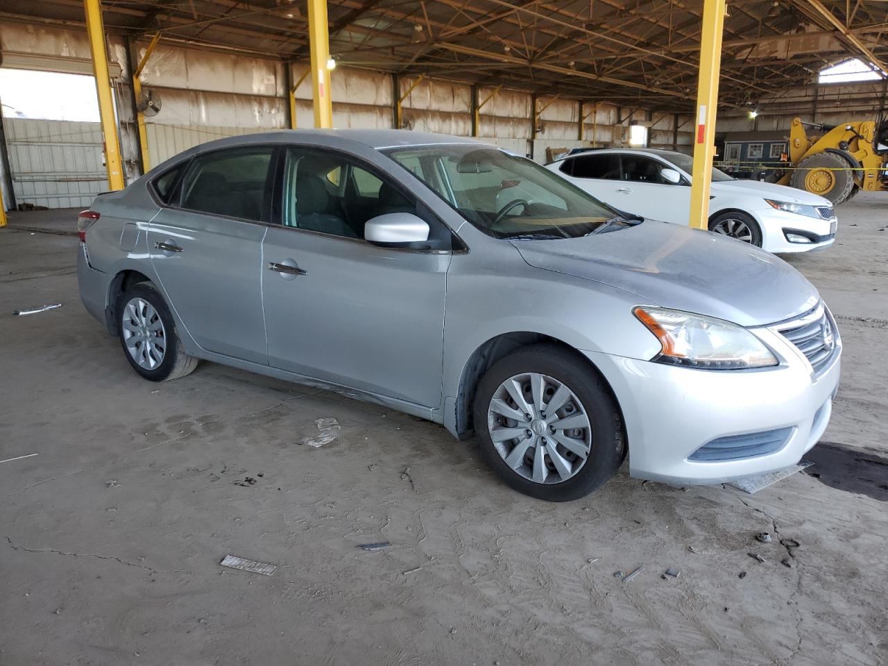 2014 Nissan Sentra VIN 3N1AB7AP8EY314806 Copart auction photo, rear end / side damage thumbnail 4