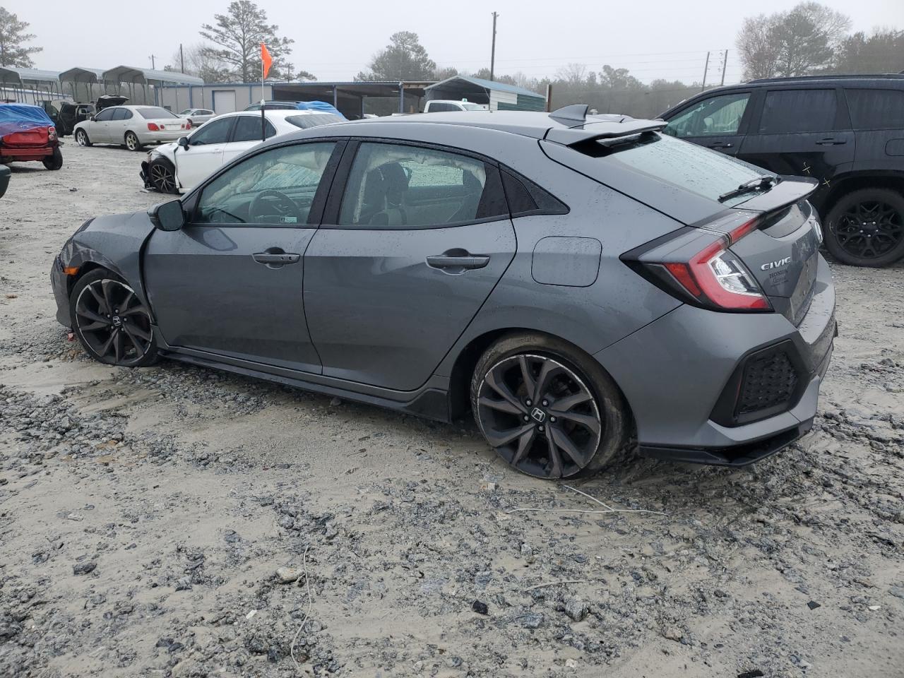 2018 Honda Civic VIN SHHFK7H96JU223998 Copart auction photo, front end / undercarriage damage thumbnail 2