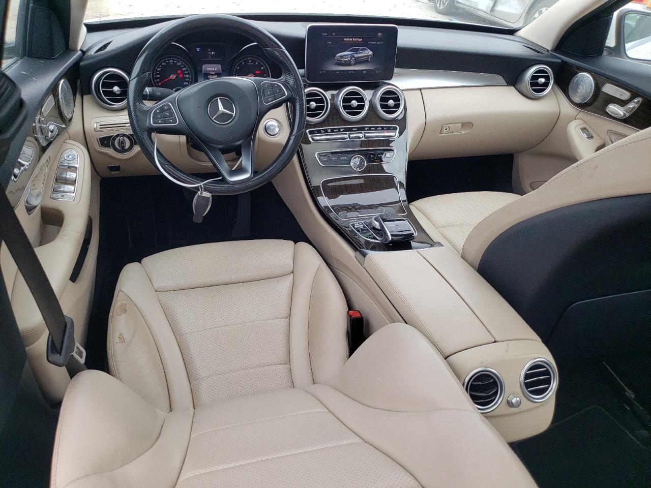2017 Mercedes-Benz C-klasse VIN 55SWF4KB3HU217195 Copart auction photo, rear end damage thumbnail 8