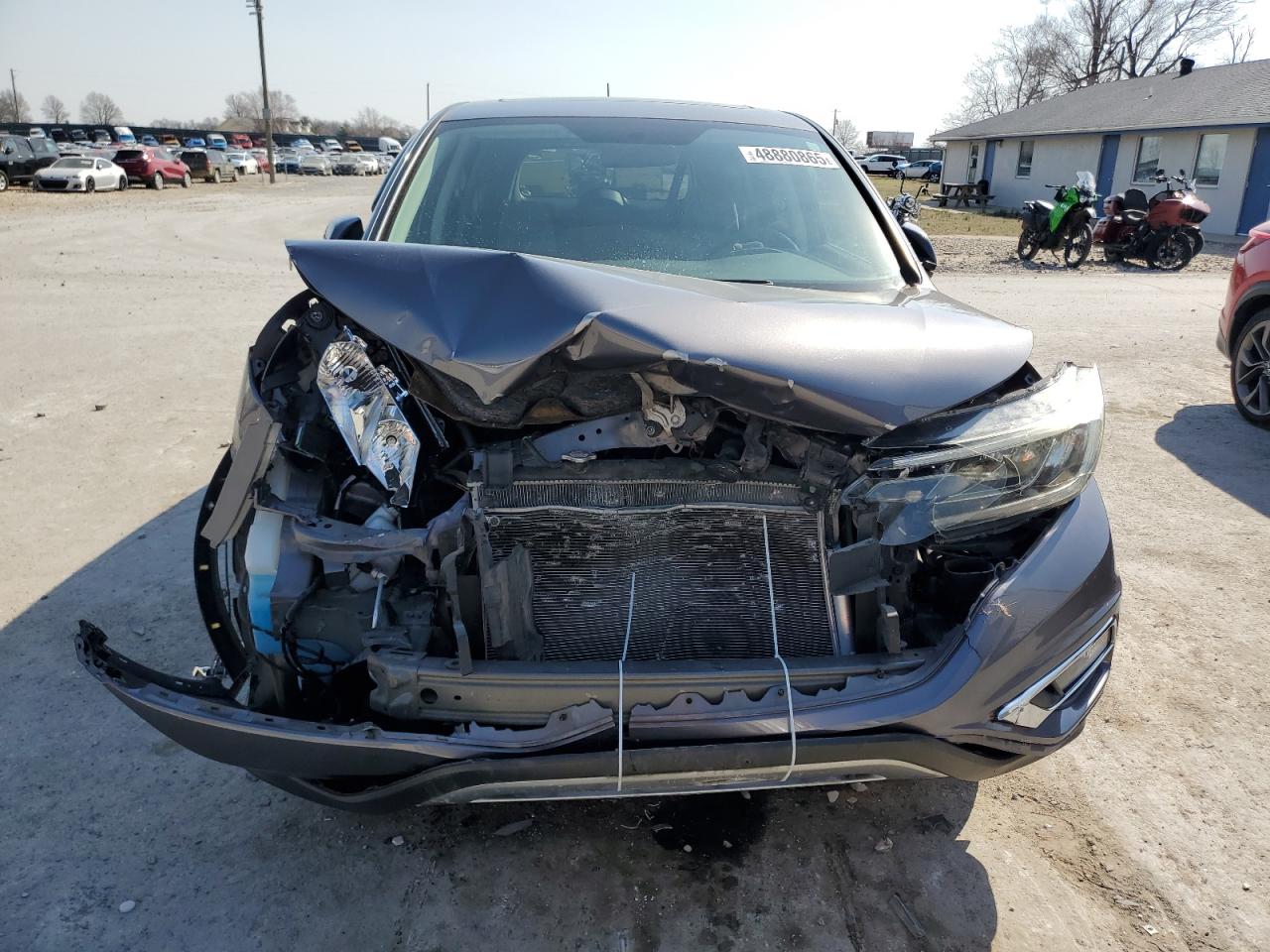 2016 Honda CR-V VIN 5J6RM4H54GL080649 Copart auction photo, front end damage thumbnail 5