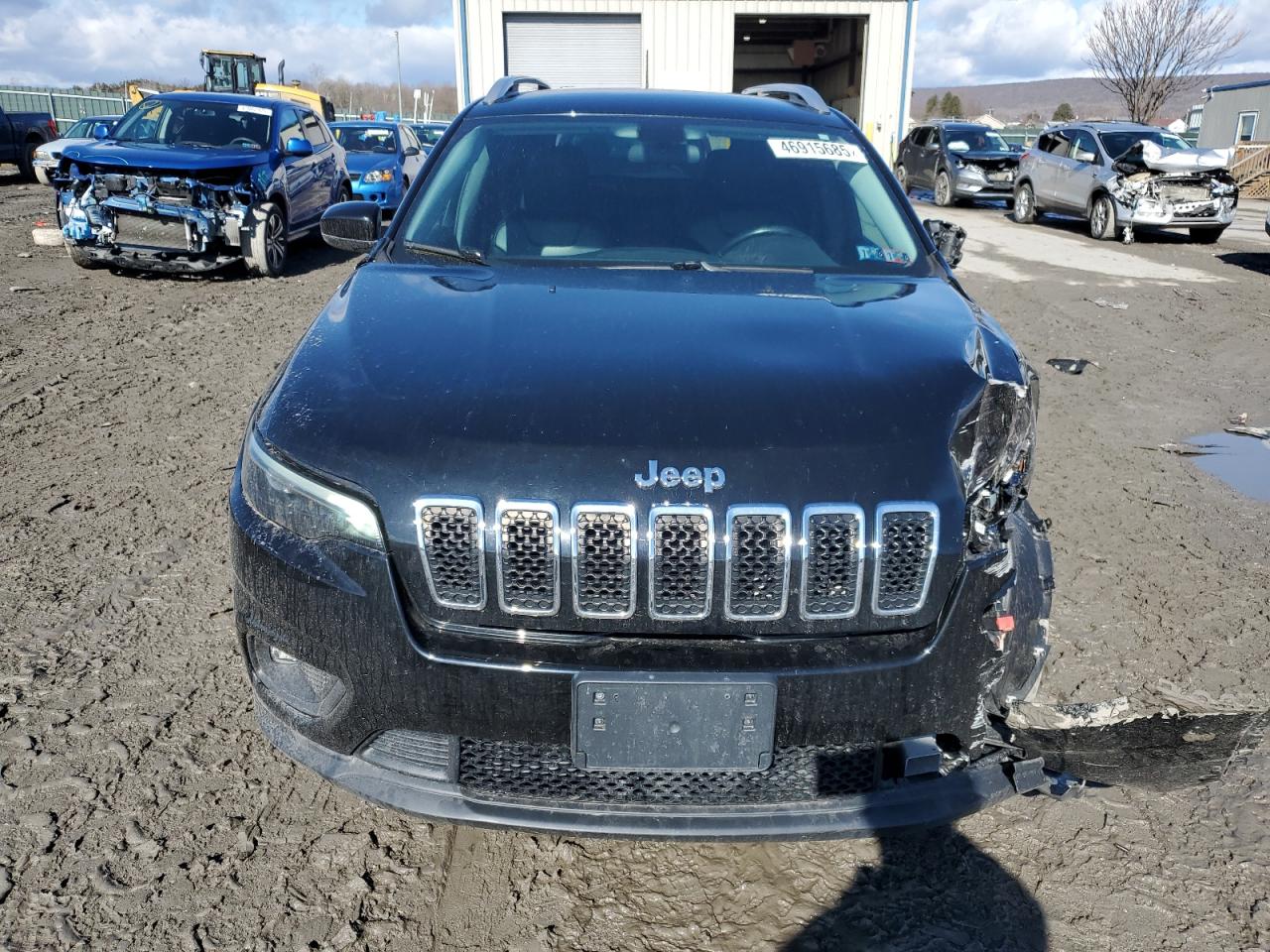 2019 Jeep Grand Cherokee VIN 1C4PJMLB2KD459509 Copart auction photo, front end / side damage thumbnail 5