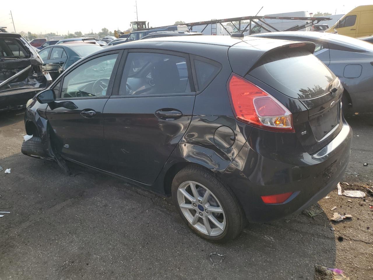 2015 Ford Fiesta VIN 3FADP4EJ1FM225030 Copart auction photo, all over damage thumbnail 2