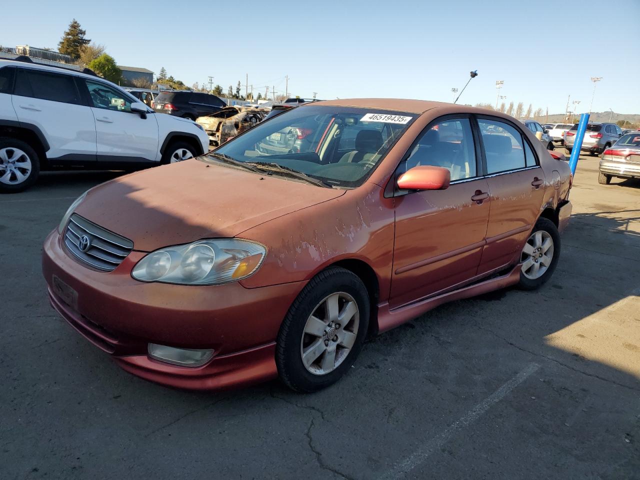 2004 Toyota Corolla VIN 1NXBR38E14Z275516