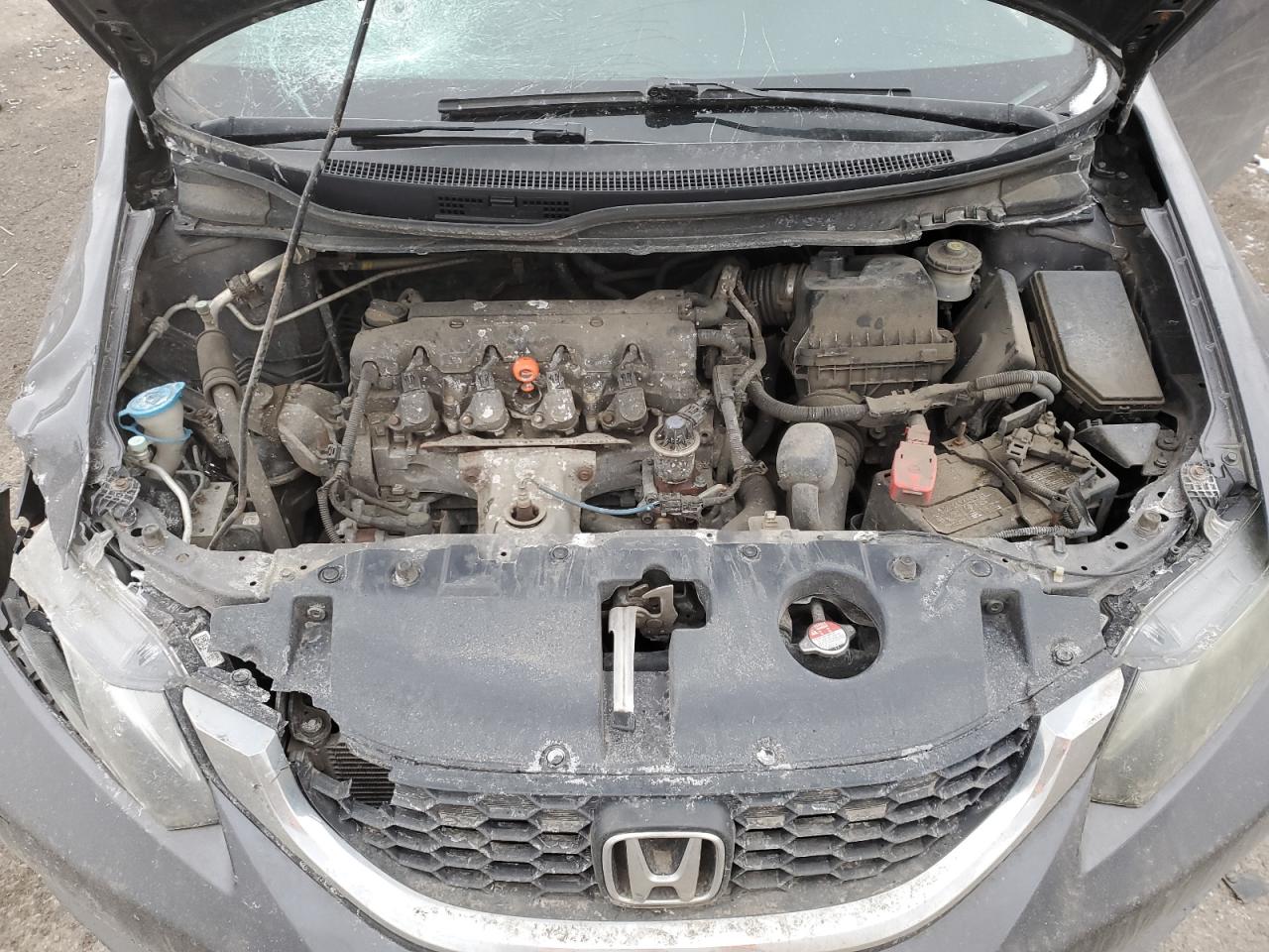 2014 Honda Civic VIN 19XFB2F50EE013090 Copart auction photo, front end / side damage thumbnail 11