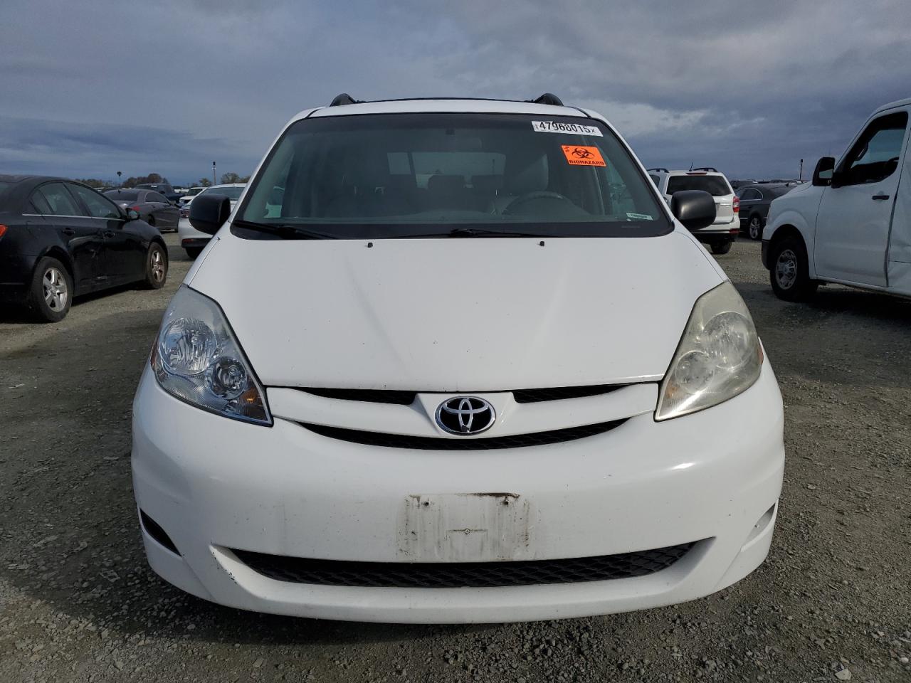 2009 Toyota Sienna VIN 5TDZK23C89S248784 Copart auction photo, rear end damage thumbnail 5