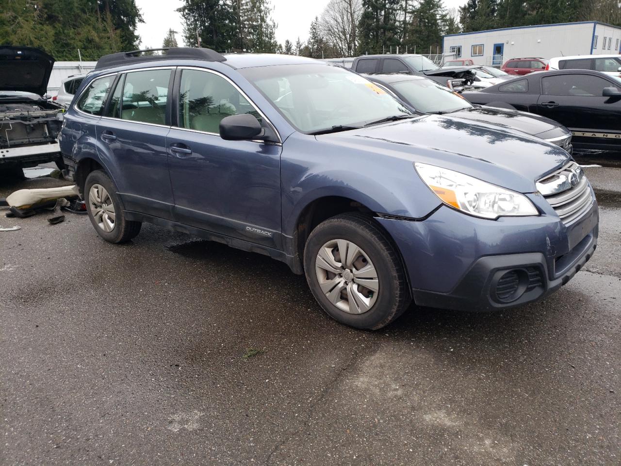 2014 Subaru Outback VIN 4S4BRBACXE3292938 Copart auction photo, burn / front end damage thumbnail 4