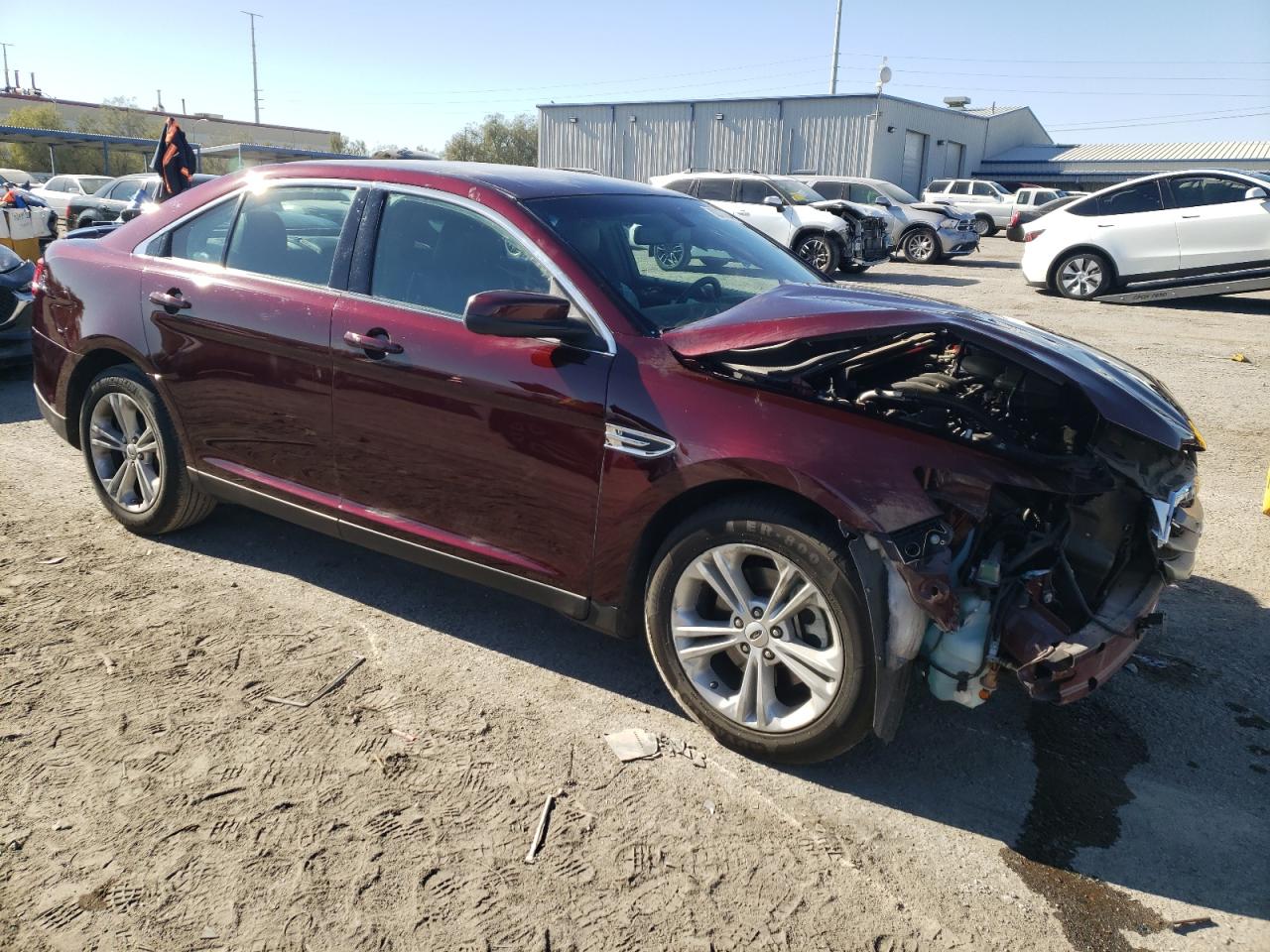 2018 Ford Taurus VIN 1FAHP2E88JG105537 Copart auction photo, front end damage thumbnail 4