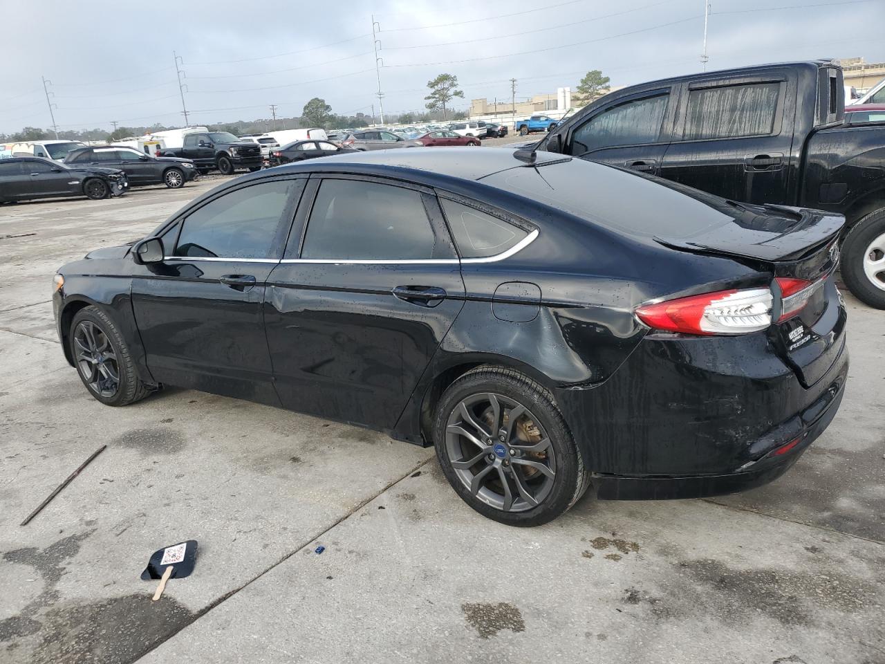 2018 Ford Fusion VIN 3FA6P0H72JR190110 Copart auction photo, all over damage thumbnail 2