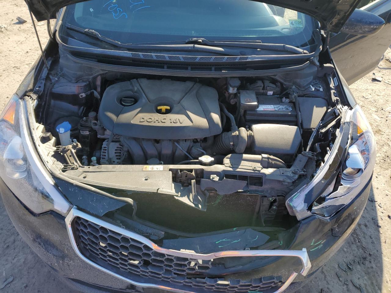 2014 KIA Forte VIN KNAFK4A60E5223998 Copart auction photo, front end damage thumbnail 11