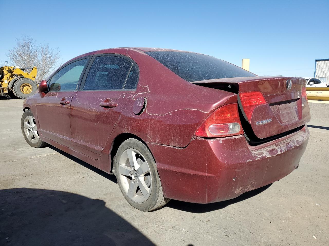 2011 Honda Civic VIN 2HGFA1F69BH549690 Copart auction photo, front end / rear end damage thumbnail 2