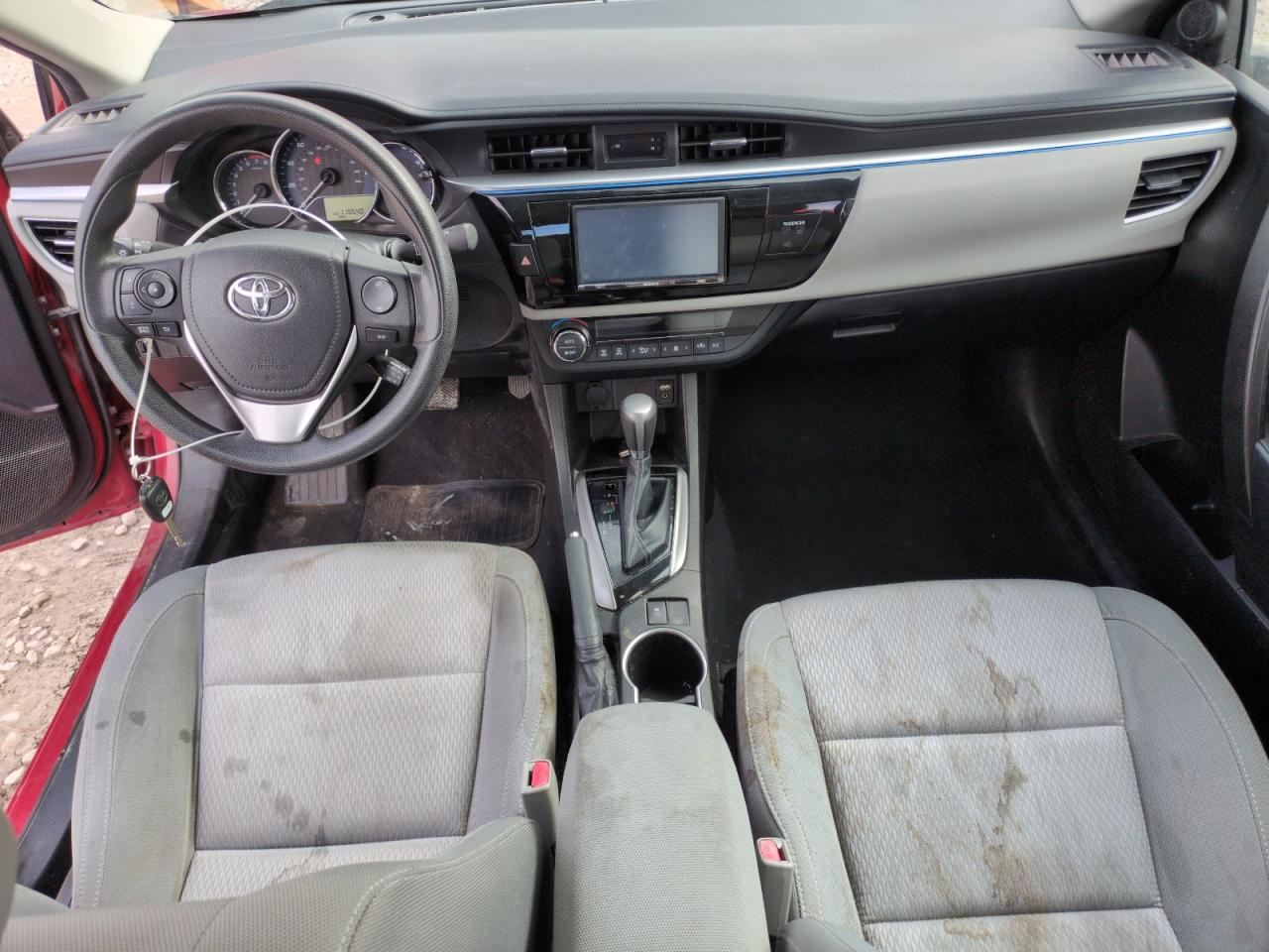 2014 Toyota Corolla VIN 5YFBURHE1EP075272 Copart auction photo, side damage thumbnail 8