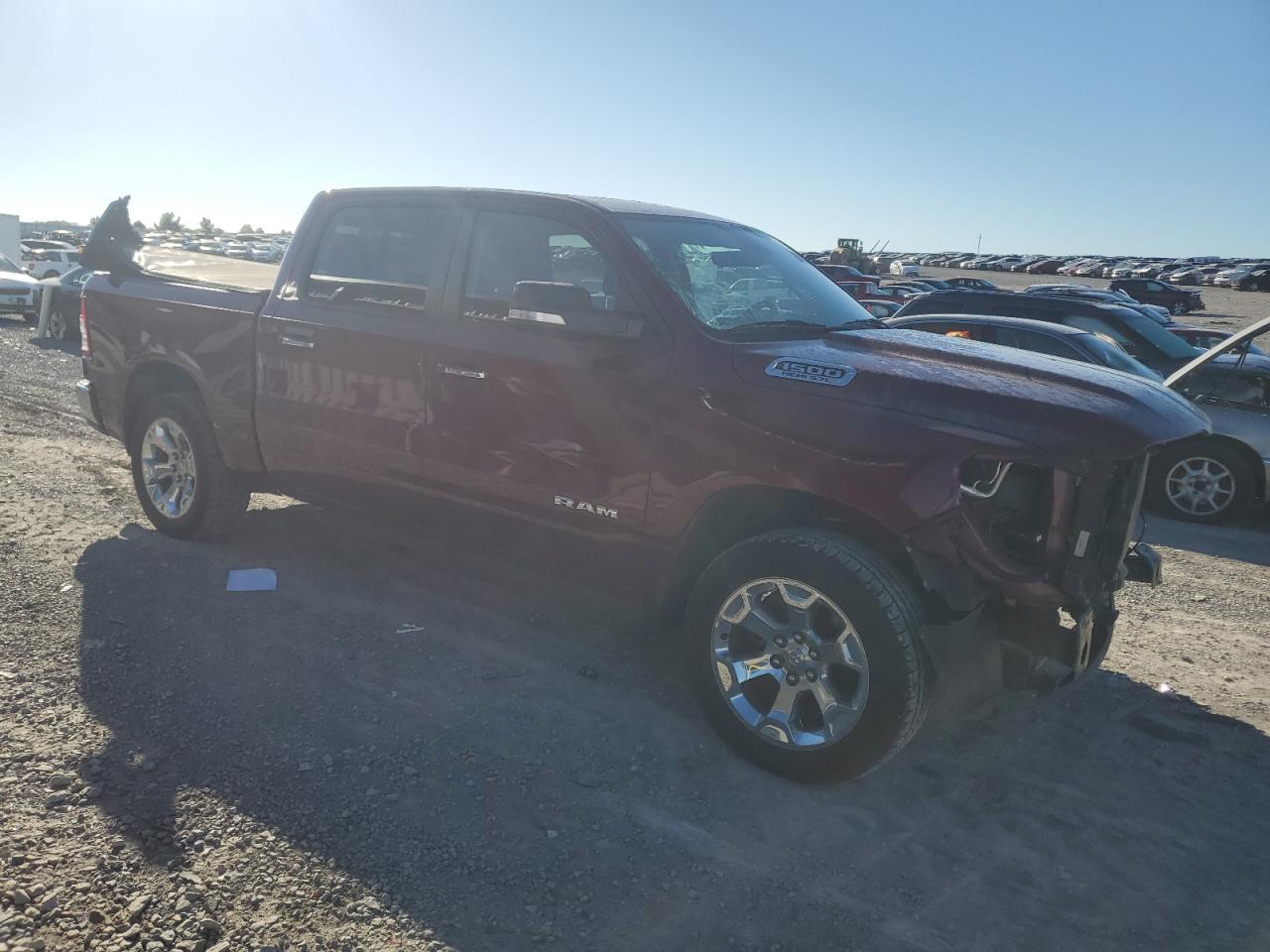 2020 RAM 1500 VIN 1C6SRFFTXLN266014 Copart auction photo, all over / front end damage thumbnail 4