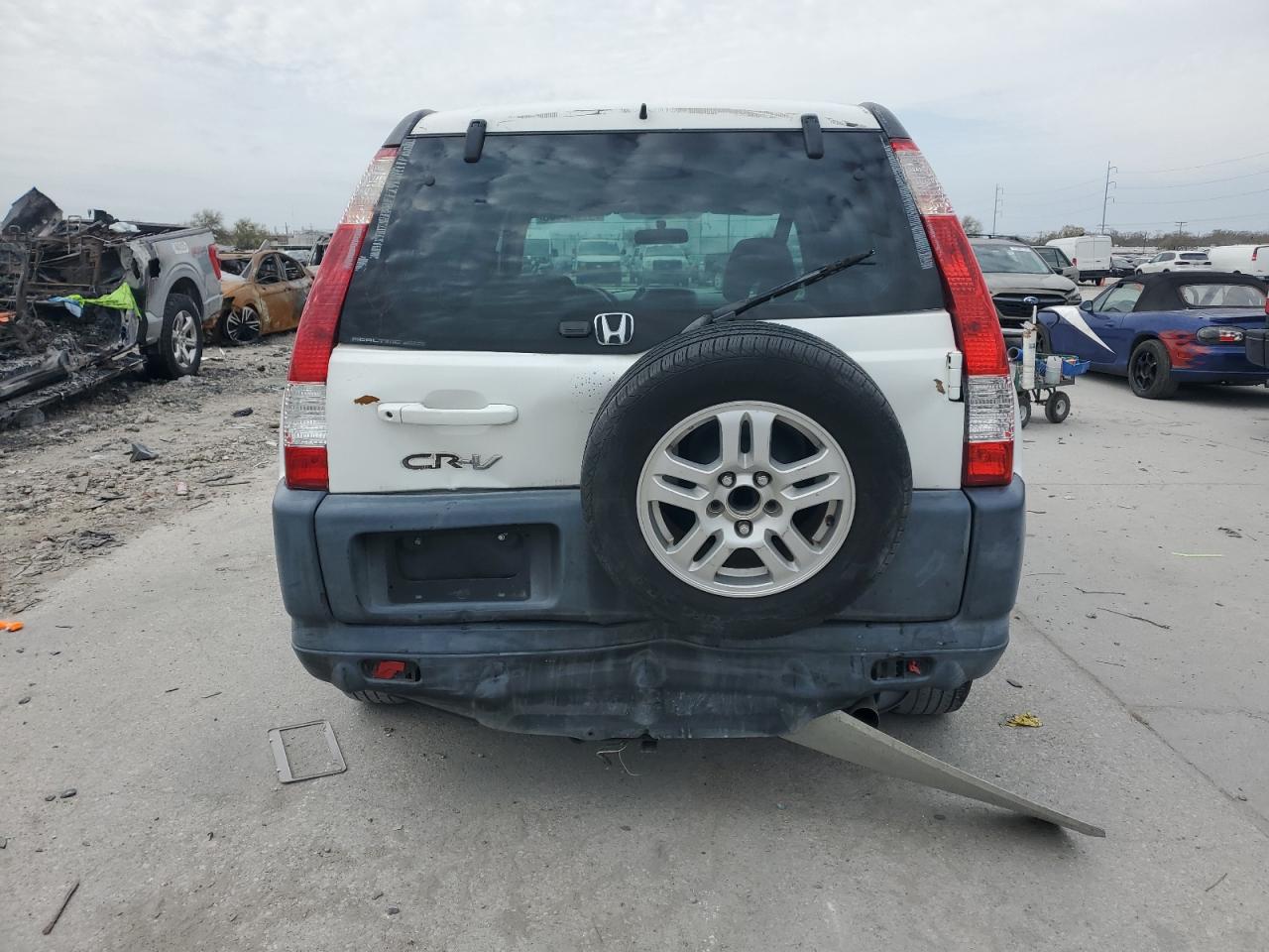 2006 Honda CR-V VIN JHLRD788X6C032530 Copart auction photo, rear end / minor dent/scratches damage thumbnail 6