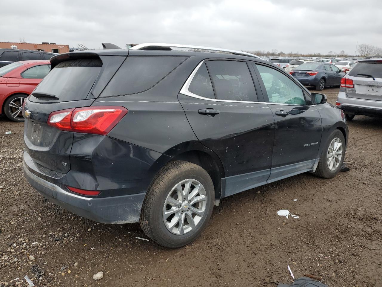 2019 Chevrolet Equinox VIN 2GNAXKEV6K6144671 Copart auction photo, front end / side damage thumbnail 3