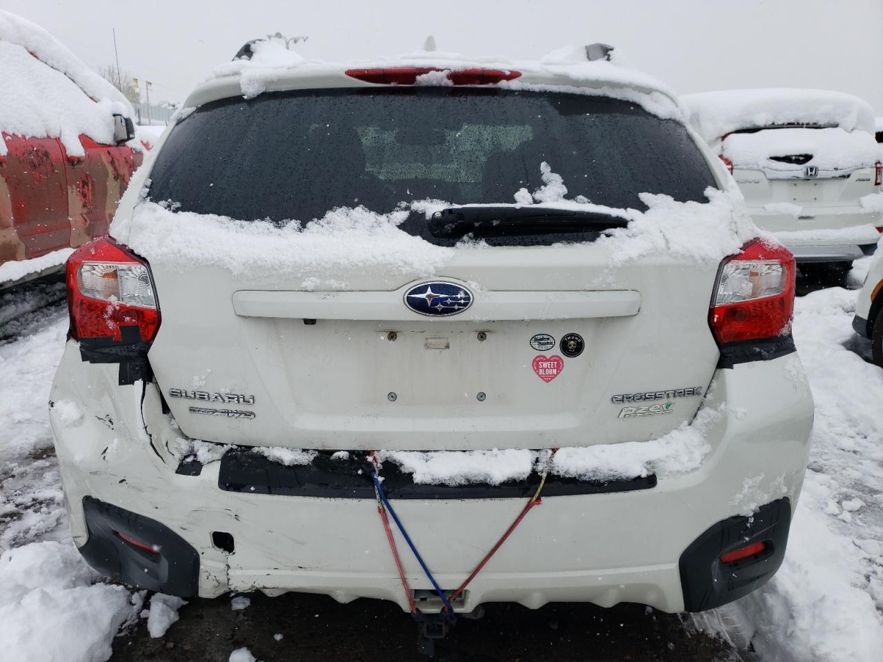 2016 Subaru XV VIN JF2GPANC5G8329731 Copart auction photo, rear end / front end damage thumbnail 6