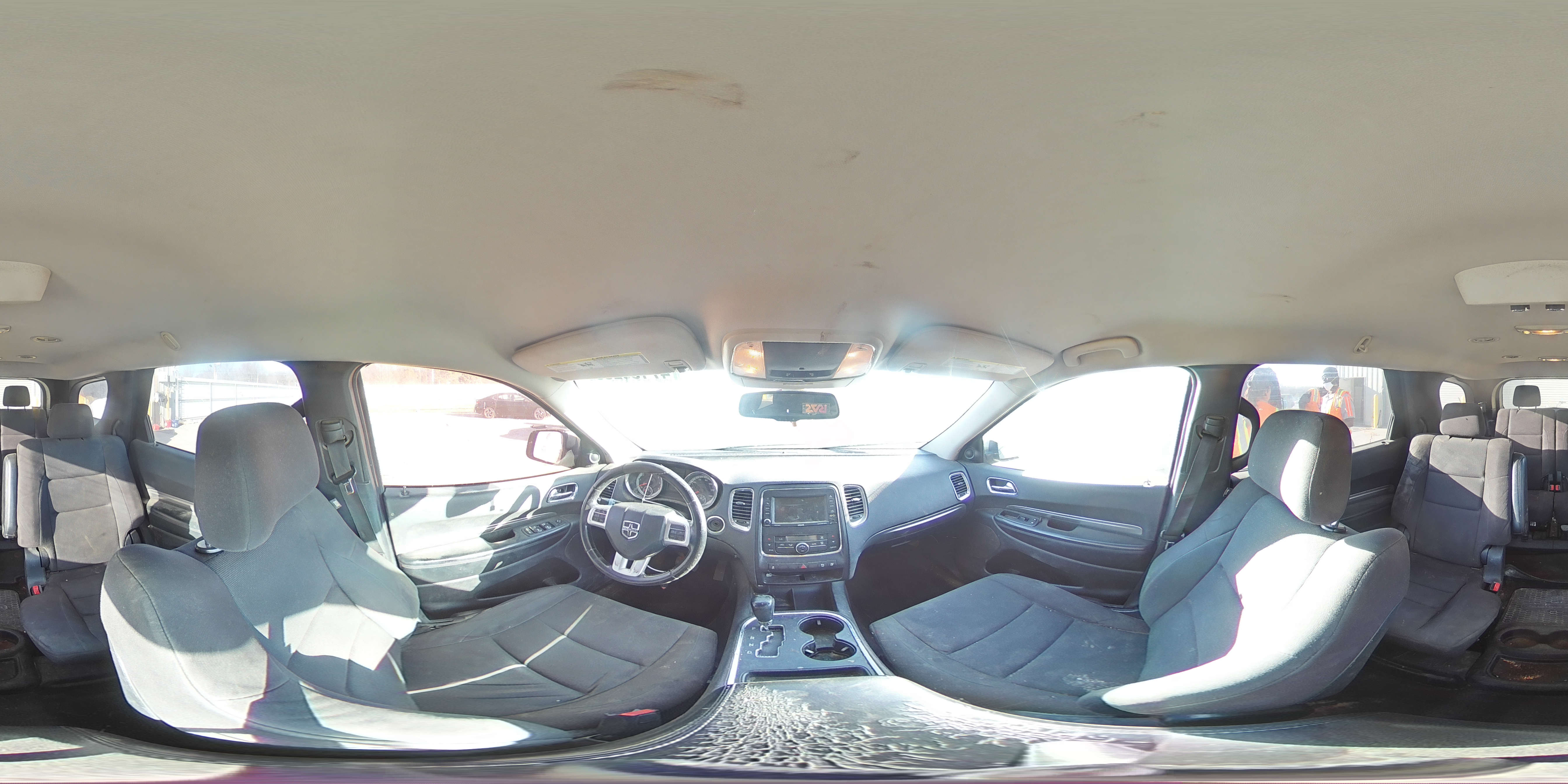 2012 Dodge Durango VIN 1C4RDHAGXCC257319 Copart auction photo, front end / rear end damage thumbnail 15