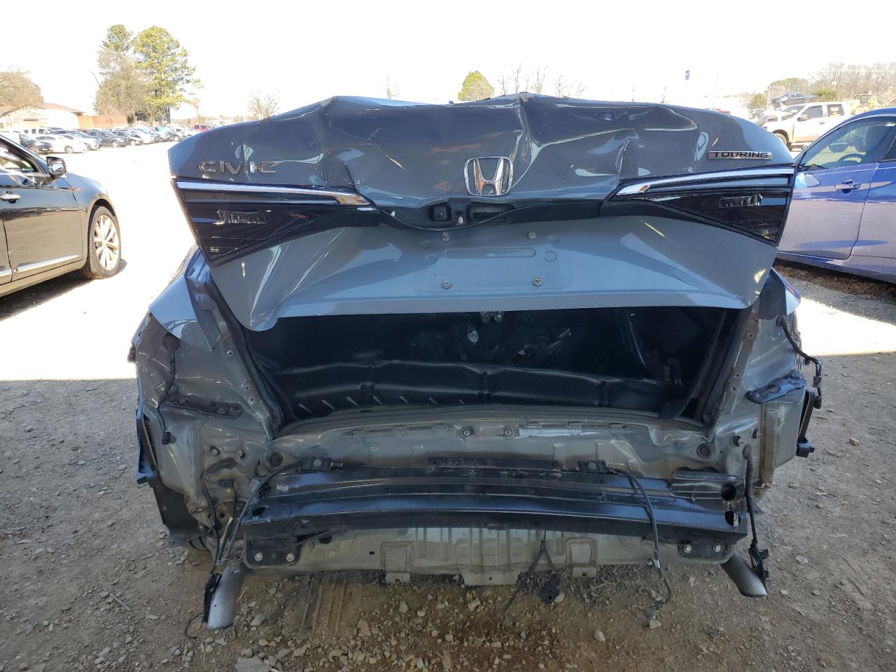 2022 Honda Civic VIN 2HGFE1F99NH306707 Copart auction photo, rear end / front end damage thumbnail 6