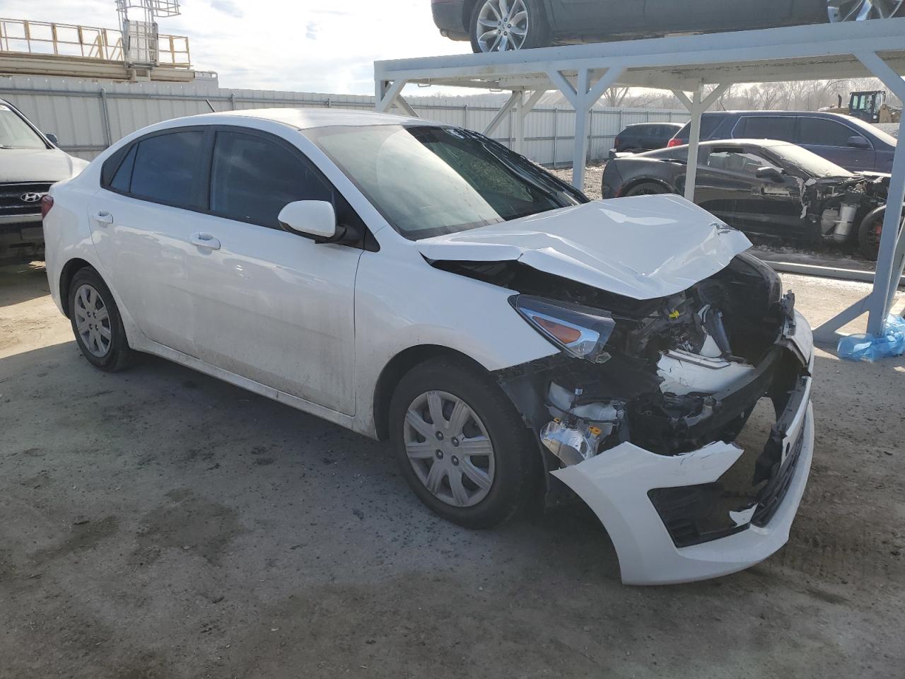 2023 KIA Rio VIN 3KPA24AD8PE524053 Copart auction photo, front end damage thumbnail 4
