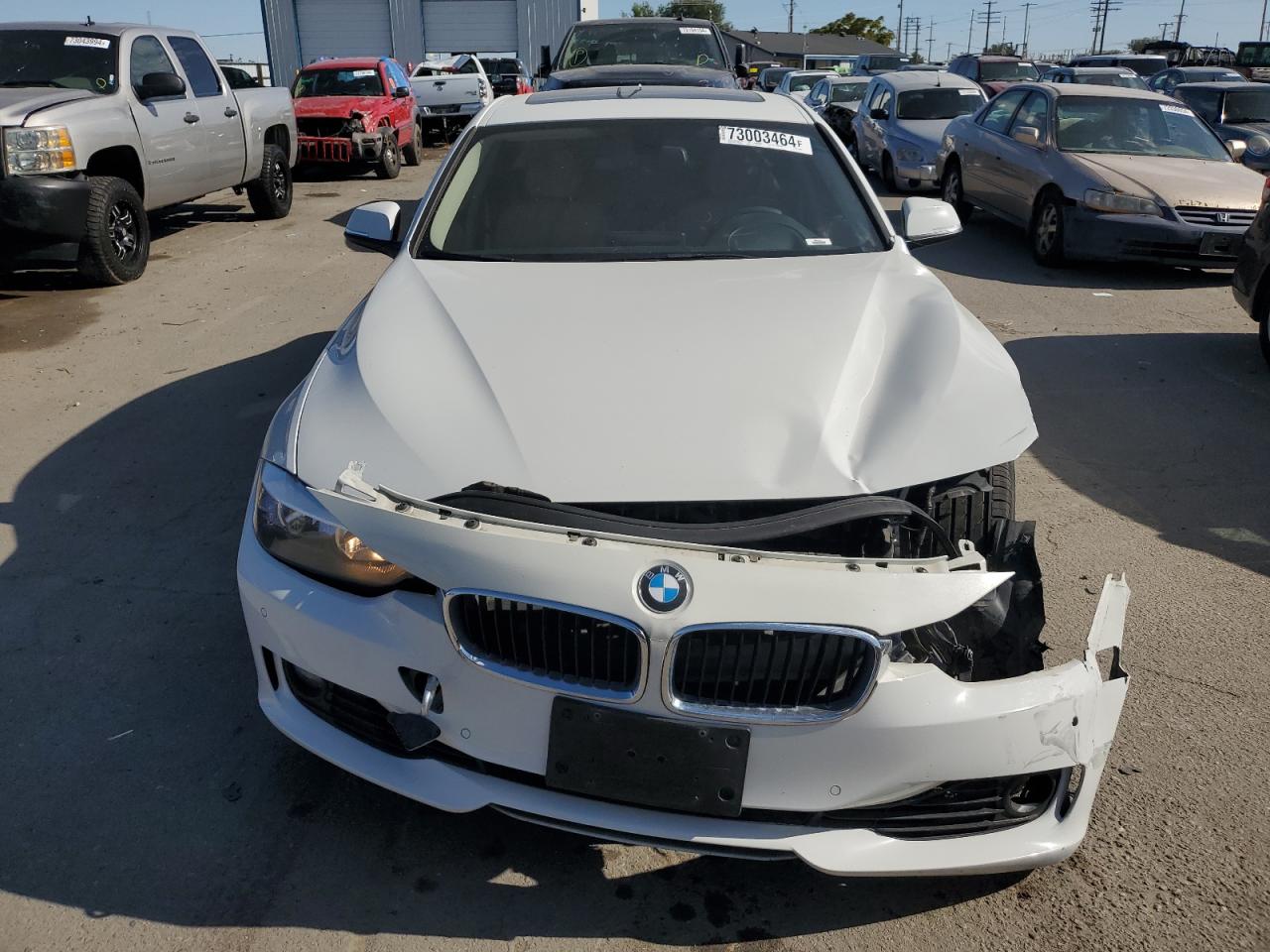 2012 BMW 3er VIN WBA3A5G5XCNP16904 Copart auction photo, front end damage thumbnail 5