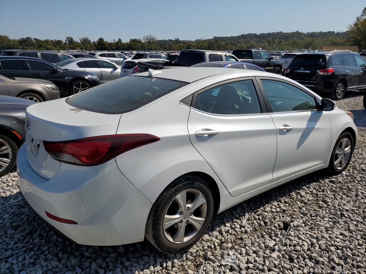 2016 Hyundai Elantra VIN 5NPDH4AE4GH772610 Copart auction photo, side damage thumbnail 3