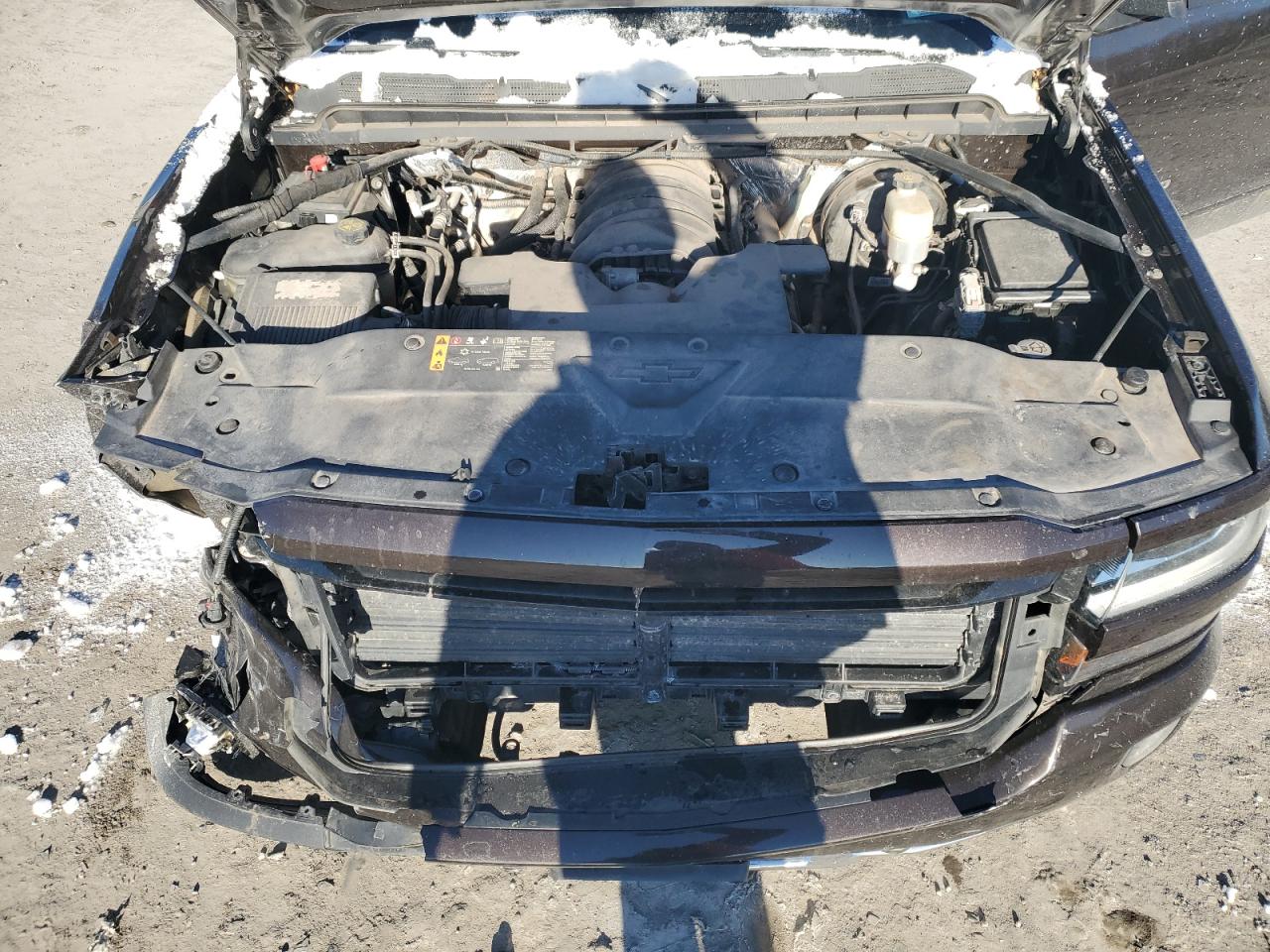 2018 Chevrolet Silverado VIN 1GCVKREC3JZ179459 Copart auction photo, front end / side damage thumbnail 11