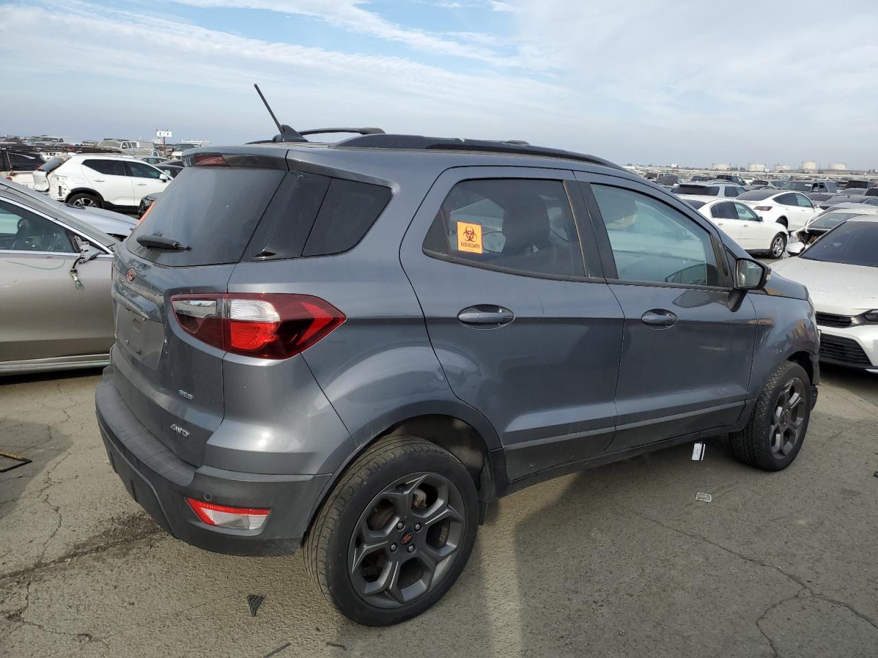 2018 Ford EcoSport VIN MAJ6P1CL6JC165266 Copart auction photo, all over damage thumbnail 3