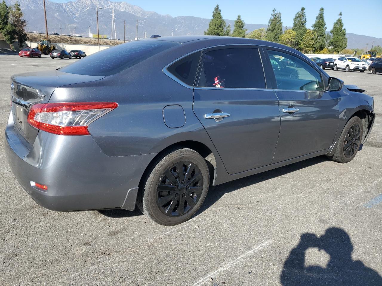 2015 Nissan Sentra VIN 3N1AB7AP6FY221414 Copart auction photo, front end damage thumbnail 3