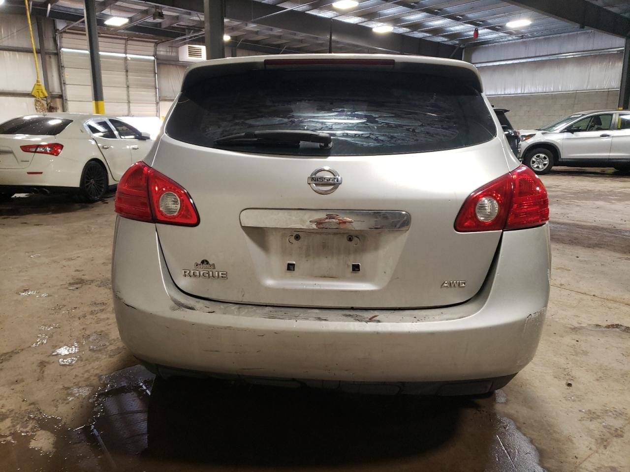 2011 Nissan Rogue VIN JN8AS5MV1BW660134 Copart auction photo, front end / side damage thumbnail 6