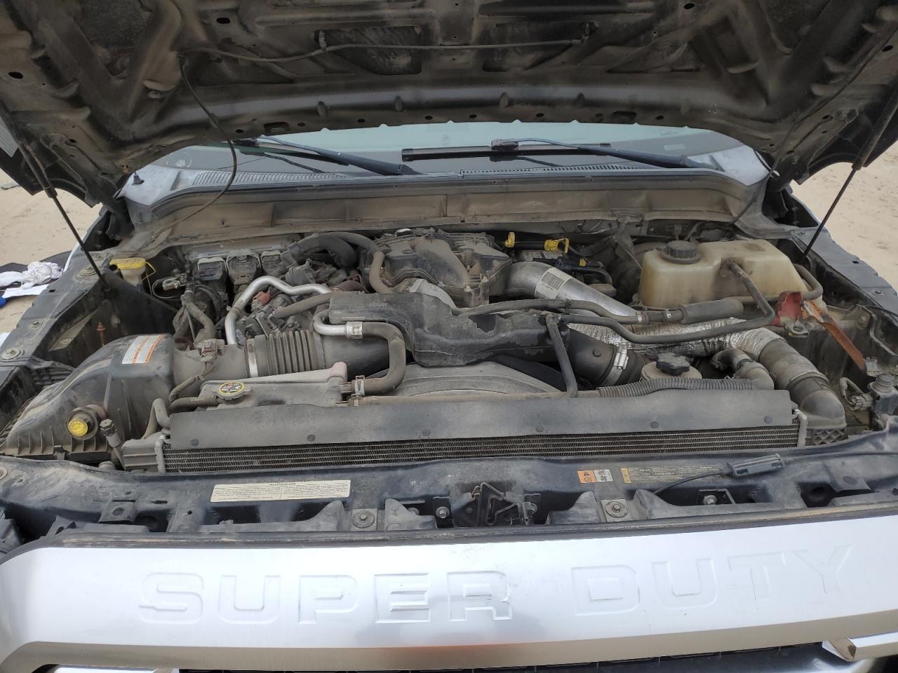 2015 Ford F350 VIN 1FT8W3BT7FEA40565 Copart auction photo, front end / stripped damage thumbnail 11
