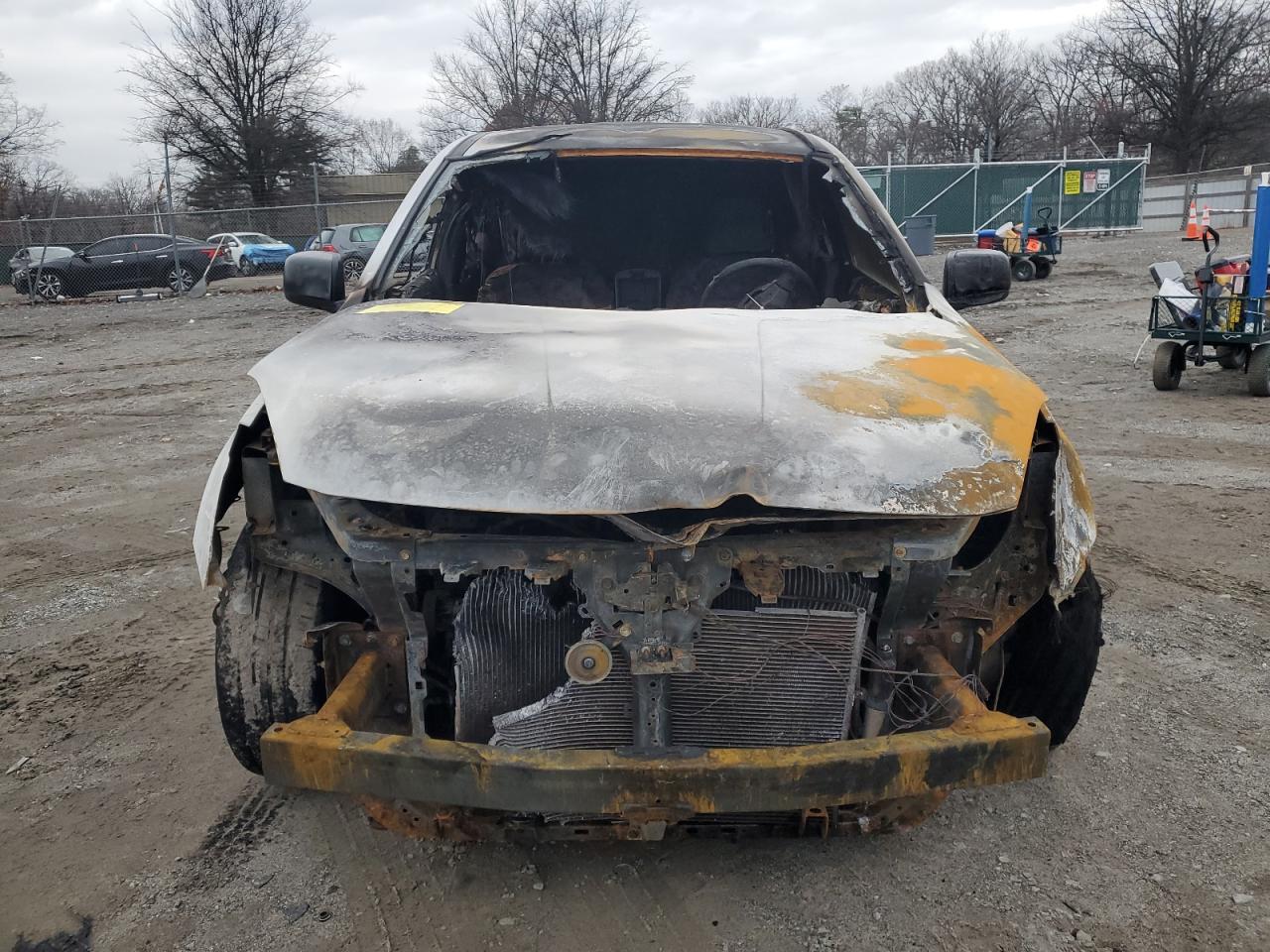 2008 Nissan Rogue VIN JN8AS58T38W015602 Copart auction photo, burn - engine / burn - interior damage thumbnail 5