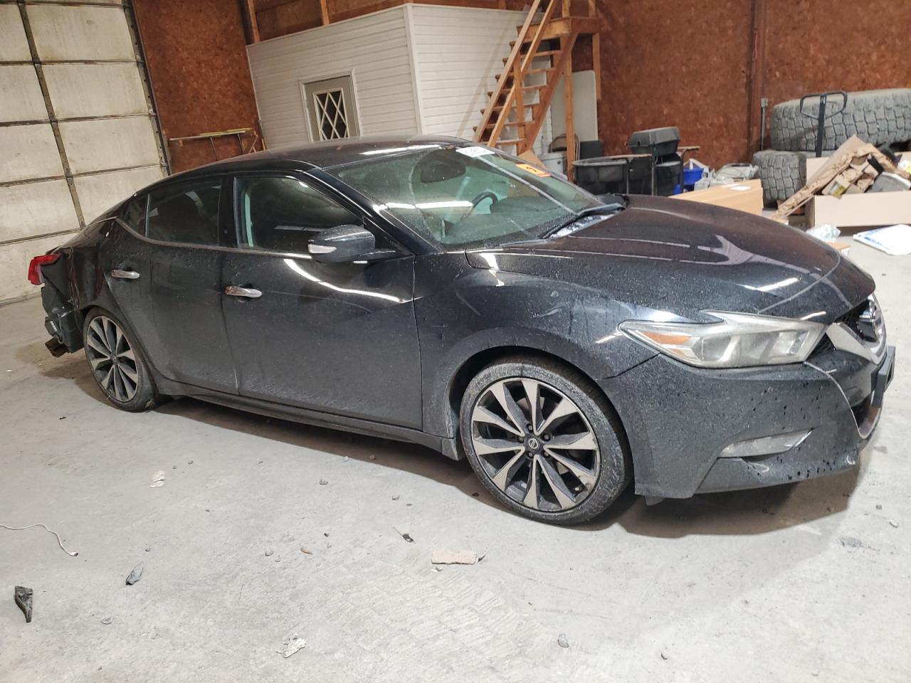 2016 Nissan Maxima VIN 1N4AA6AP7GC376659 Copart auction photo, rear end / side damage thumbnail 4