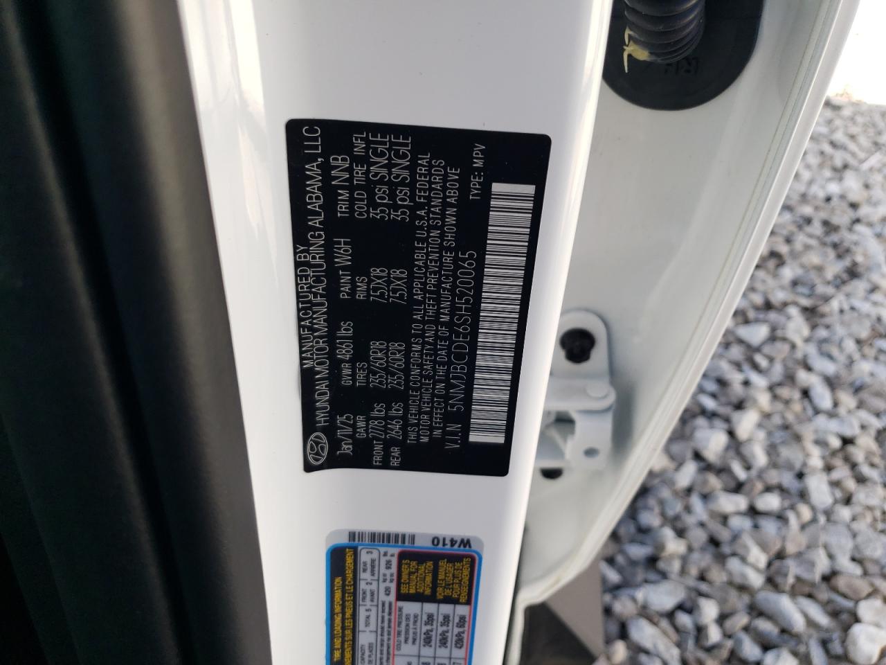 2025 Hyundai Tucson VIN 5NMJBCDE6SH520065 Copart auction photo, front end damage thumbnail 13