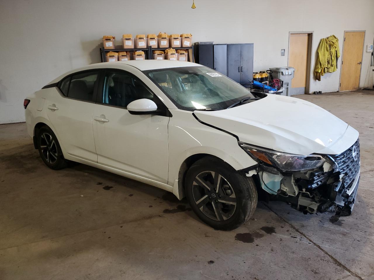 2024 Nissan Sentra VIN 3N1AB8CV3RY344156 Copart auction photo, front end / side damage thumbnail 4