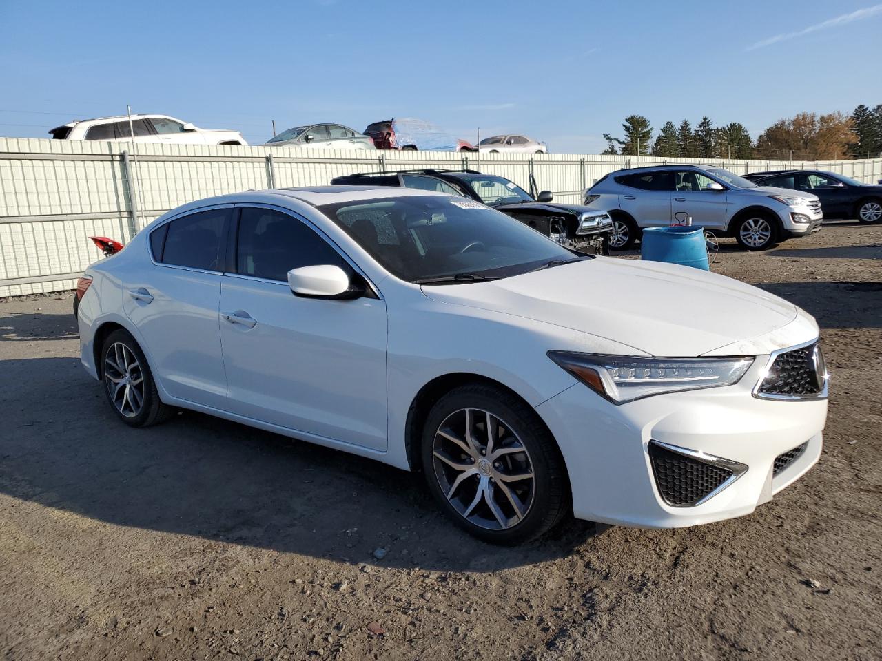 2019 Acura ILX VIN 19UDE2F74KA006059 Copart auction photo, side damage thumbnail 4