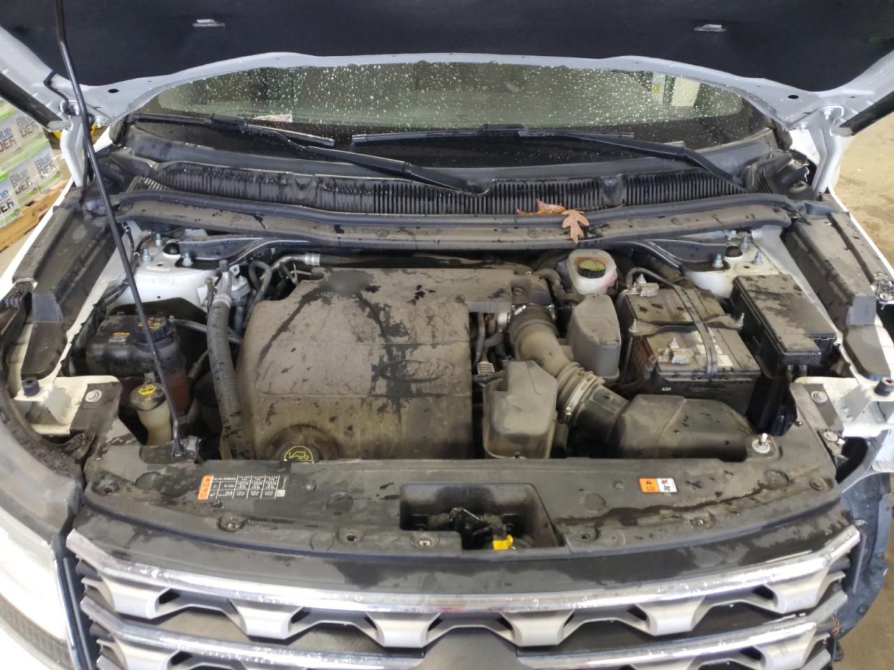 2016 Ford Explorer VIN 1FM5K8D86GGA06090 Copart auction photo, front end / side damage thumbnail 13