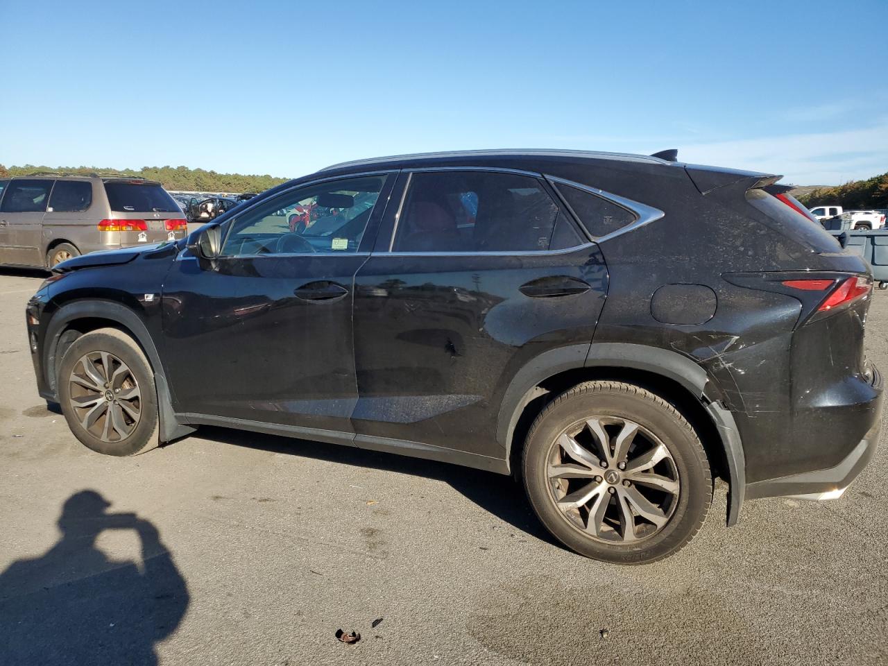 2016 Lexus NX VIN JTJBARBZ3G2059111 Copart auction photo, front end / minor dent/scratches damage thumbnail 2