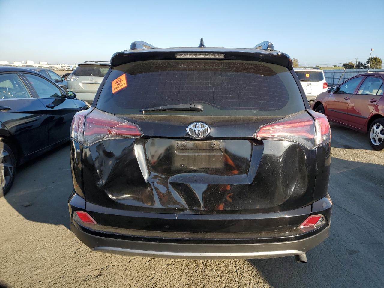2018 Toyota RAV 4 VIN 2T3WFREV6JW444448 Copart auction photo, all over damage thumbnail 6