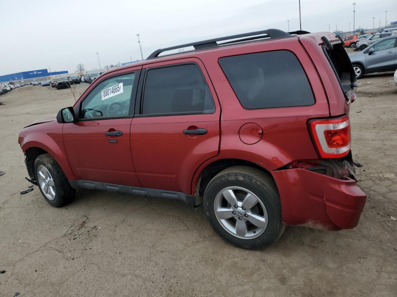 2012 Ford Escape VIN 1FMCU9D71CKB39829 Copart auction photo, all over damage thumbnail 2